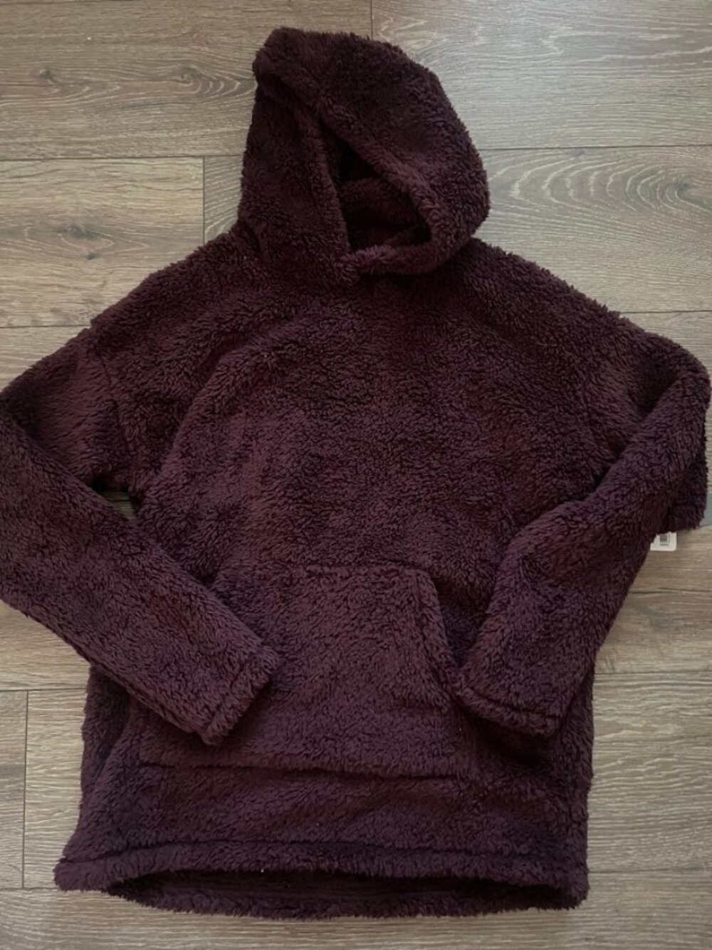 NEW 32 Degrees Heat Plum Purple Sherpa Hoodie Hooded Sweater Size Small NWT